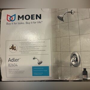Moen Chrome Single-Handle Shower Valve and 4-Setting Showerhead